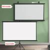 NILZA Mobile Projector Screen 60" Projection Screen with Tripod Pull Down Movie Screen Wall Mount/Stand Screen for Home Theater Meeting Room School Indoor Outdoor(White,60in-16:9) view 2