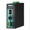 Moxa NPort IA5150A - 1-Port RS-232/422/485 IA Device Server, Surge Protection, 2 10/100M Ports, 0 to 60C view 1