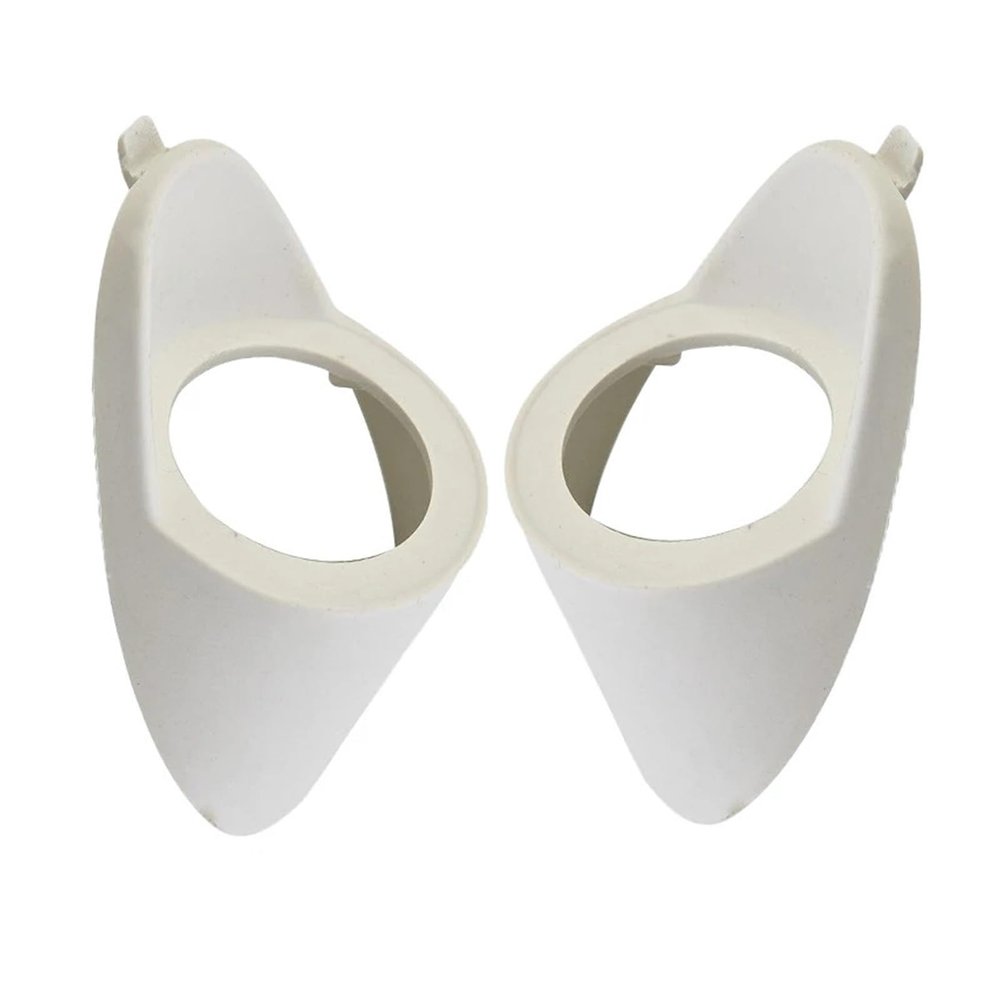 2Pcs Car Audio A Or C Pillar Tweeter Audio Mould 2-Way Mount Bracket Spacer Adapter White Plastic