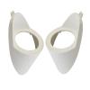 2Pcs Car Audio A Or C Pillar Tweeter Audio Mould 2-Way Mount Bracket Spacer Adapter White Plastic view 1