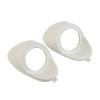 2Pcs Car Audio A Or C Pillar Tweeter Audio Mould 2-Way Mount Bracket Spacer Adapter White Plastic view 2