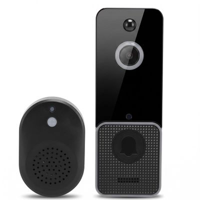 GOWENIC Cordless Doorbell Camera, 1080P HD WiFi Video Doorbell with Night Vision, Motion Detection, Voice Changer, 2 Way Intercom, Real Time Alert for Home Security