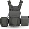 Eberlestock Recon Modular Bino Pack (Large), Rangefinder Pouch, and Utility Pouch Bundle - Gray - Advanced Binocular Harness System with Customizable Attachments view 1