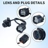 56054041AD Rear View Backup Camera Fits for 2009-2012 Dodge Ram 1500 2500 3500 Park Assist Camera Replaces 56054041AC 56054041AA 56054041AB view 3