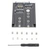 NGFF B M Key M.2 SSD Card 6Gbps SATA III Interface, 2.5inch SATA Combo HDD Disk Drive Enclosure with Frame Bracket for 2230 2242 2260 2280 view 1