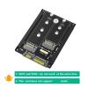 NGFF B M Key M.2 SSD Card 6Gbps SATA III Interface, 2.5inch SATA Combo HDD Disk Drive Enclosure with Frame Bracket for 2230 2242 2260 2280 view 2