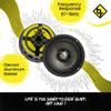 Bass Rockers BRMB8 8" Mid bass Carbon Fiber Water Resistent Loud Speaker 8Ohm 500Watts RMS/1000Watts Max for Car Audio Home DJ Pro Audio ATV UTV Slingshot CanAm Boats Bikes RV Etc (BRMB8) view 2