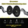 Bass Rockers BRMB8 8" Mid bass Carbon Fiber Water Resistent Loud Speaker 8Ohm 500Watts RMS/1000Watts Max for Car Audio Home DJ Pro Audio ATV UTV Slingshot CanAm Boats Bikes RV Etc (BRMB8) view 4