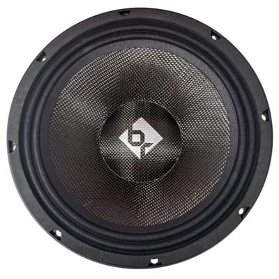Bass Rockers BRMB8 6" Mid bass Carbon Fiber Water Resistent Loud Speaker 8Ohm 500Watts RMS/1000Watts Max for Car Audio Home DJ Pro Audio ATV UTV Slingshot CanAm Boats Bikes RV Etc (BRMB10)