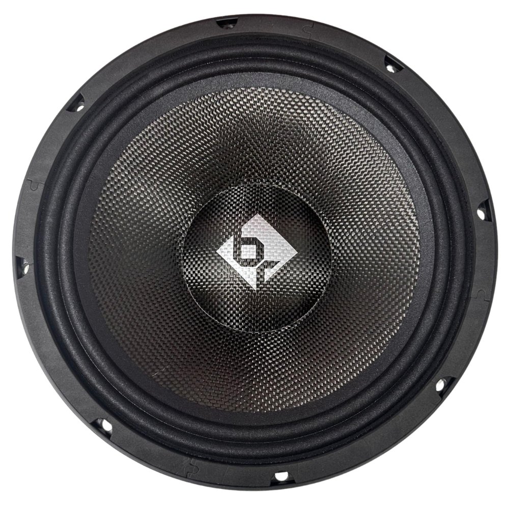 Bass Rockers BRMB8 6" Mid bass Carbon Fiber Water Resistent Loud Speaker 8Ohm 500Watts RMS/1000Watts Max for Car Audio Home DJ Pro Audio ATV UTV Slingshot CanAm Boats Bikes RV Etc (BRMB10)