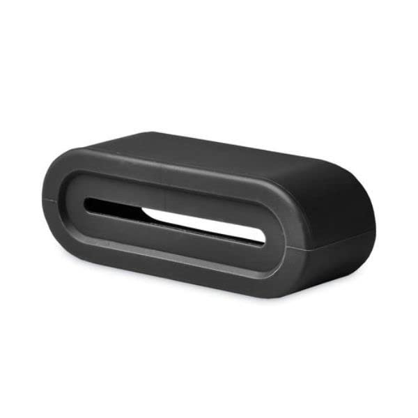 212 Main 2 x 2 in. Multi Channel Cable Holder Black