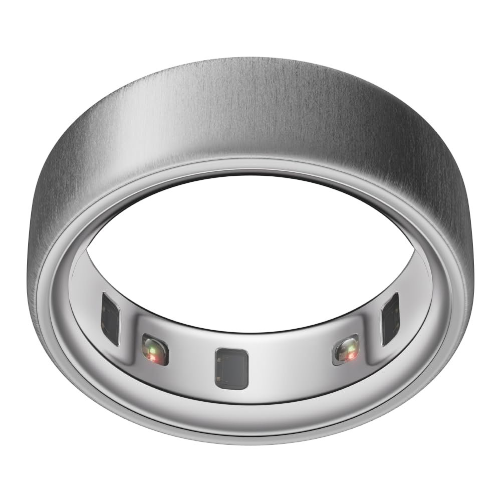 Oura Ring 4 - Brushed Silver - Size 4 - Size Before You Buy