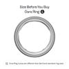 Oura Ring 4 - Brushed Silver - Size 4 - Size Before You Buy view 2