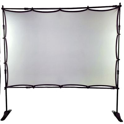 Portable Projector Screen | 90" Wide x 52" Tall Screen with Adjustable Frame | 104" Diagonal | Indoor/Outdoor
