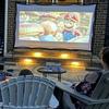 Portable Projector Screen | 90" Wide x 52" Tall Screen with Adjustable Frame | 104" Diagonal | Indoor/Outdoor view 2