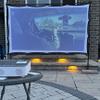 Portable Projector Screen | 90" Wide x 52" Tall Screen with Adjustable Frame | 104" Diagonal | Indoor/Outdoor view 4