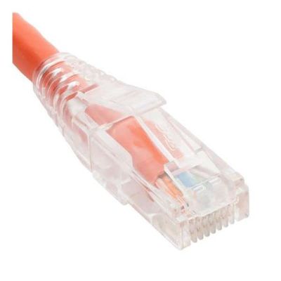 212 Main 5 ft. Patch Cord Clear Boot Orange