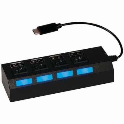 212 Main USB C to 4-Port USB Hub