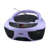 Jensen CD-475PL Portable Sport Stereo Boombox CD Player with AM/FM Radio and Aux Line-in & Headphone Jack (Lavender Purple) view 1