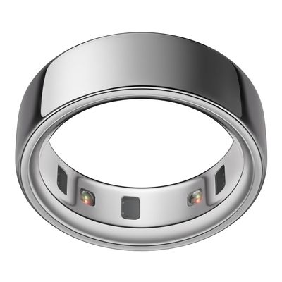 Oura Ring 4 - Silver - Size 11 - Smart Ring - Unique Sizing, Not Standard US Ring Sizes - Size First - Sleep Tracking Wearable - Heart Rate - Fitness Tracker - Up to 8 Days of Battery Life