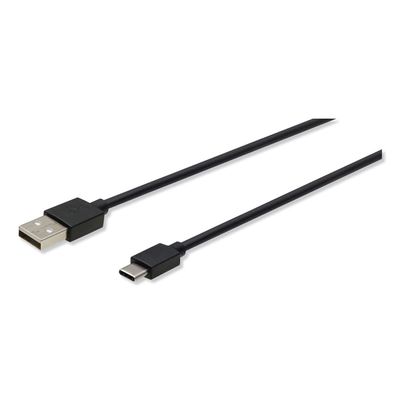 212 Main 3 ft. USB to USB C Cable Black