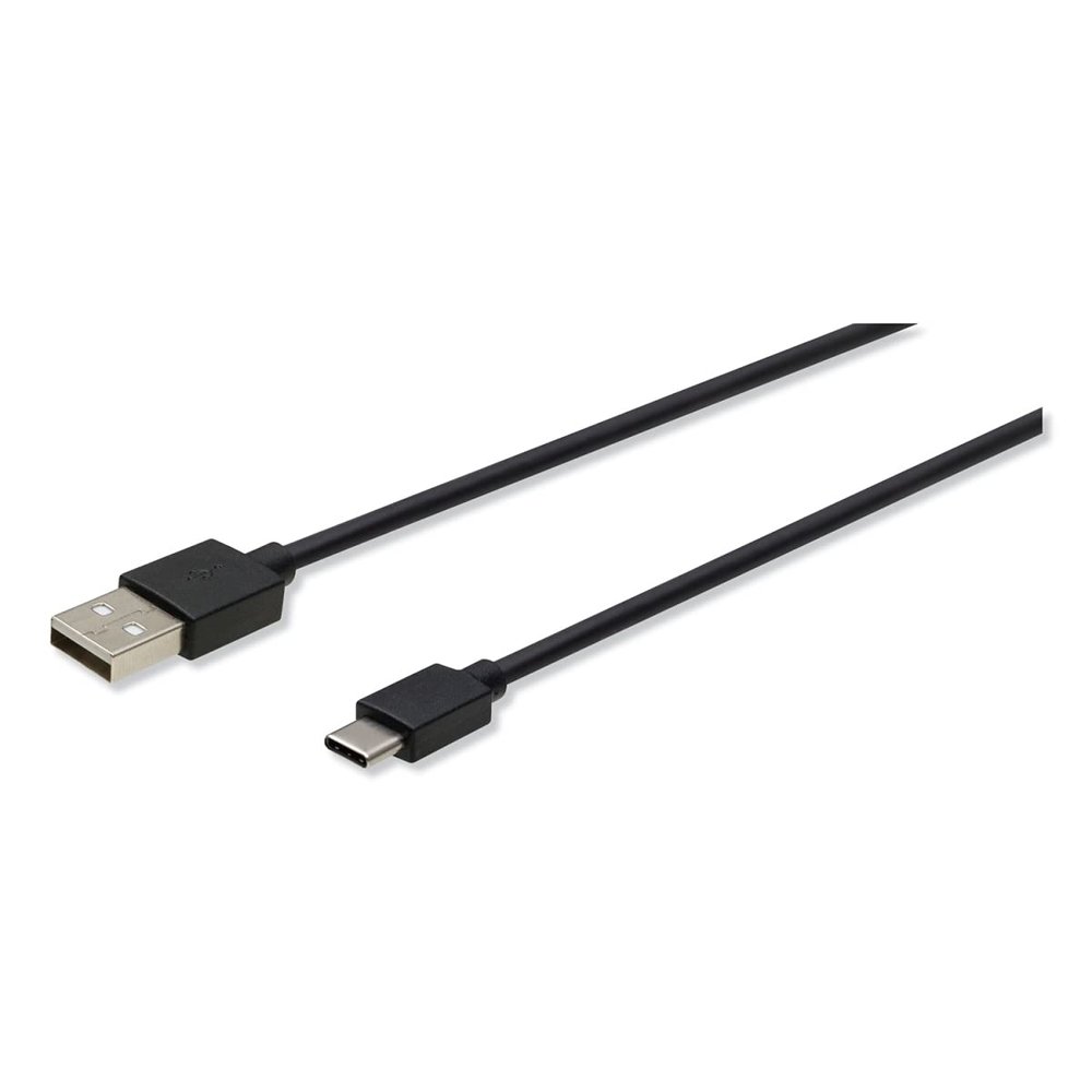 212 Main 3 ft. USB to USB C Cable Black