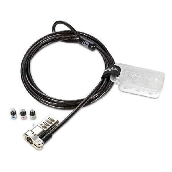212 Main Standard Nano Wedge-Shaped Security Slot Universal 3-in-1 Combination Laptop Lock