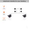 Roller Feet for Infrared Space Heater, White view 2