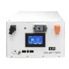 EEL 48V 16S V4 White Server Rack DIY Kit Box Built-in JK Inverter 2A Active Balance 200A BMS with 4.3" LCD Screen Stackable Type view 1