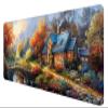 Large Mouse Pad, Garden Mouse Pad for Office Desk Accessories, 47.2 x 23.6 in Large Gaming Mouse Pad Landscape Desk Mat Laptop Keyboard Mat with Non-Slip Rubber Base, 3mm Thick Mouse Pad Gaming T-9 view 1