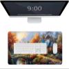 Large Mouse Pad, Garden Mouse Pad for Office Desk Accessories, 47.2 x 23.6 in Large Gaming Mouse Pad Landscape Desk Mat Laptop Keyboard Mat with Non-Slip Rubber Base, 3mm Thick Mouse Pad Gaming T-9 view 3