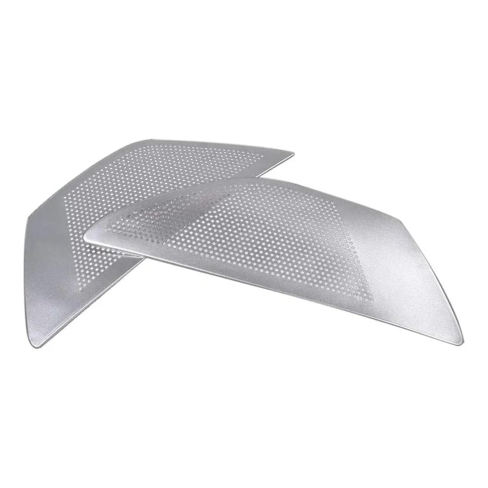 VNFEJEJR Car Door Stereo Speaker Cover Trim Fit for BMW 5 Series F10 520 525Li 528 2014-2017 Aluminum Alloy Door Audio Speaker Cover