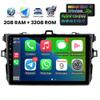 9 Touchscreen Double Din Android 13 Car Stereo Radio 2+32G for CarPlay Wireless Android Auto Fit for Toyota Corolla 2009-2013 GPS Navigation Bluetooth FM Car Radio WiFi USB view 2