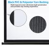 Epetlover 100 Inch 16:9 HD Projection Screen Manual Pull Down Indoor Outdoor Movie Screen, Wrinkle-Free Portable Projector Screen for Home Cinema Office Classroom, Black view 4