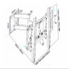 LHXEQJAM DL-WA-88ST 50KG 55" 42" 3 Arm Retractable Full Motion LCD Wall Mount Bracket LED TV Pull Down TV Lift view 2