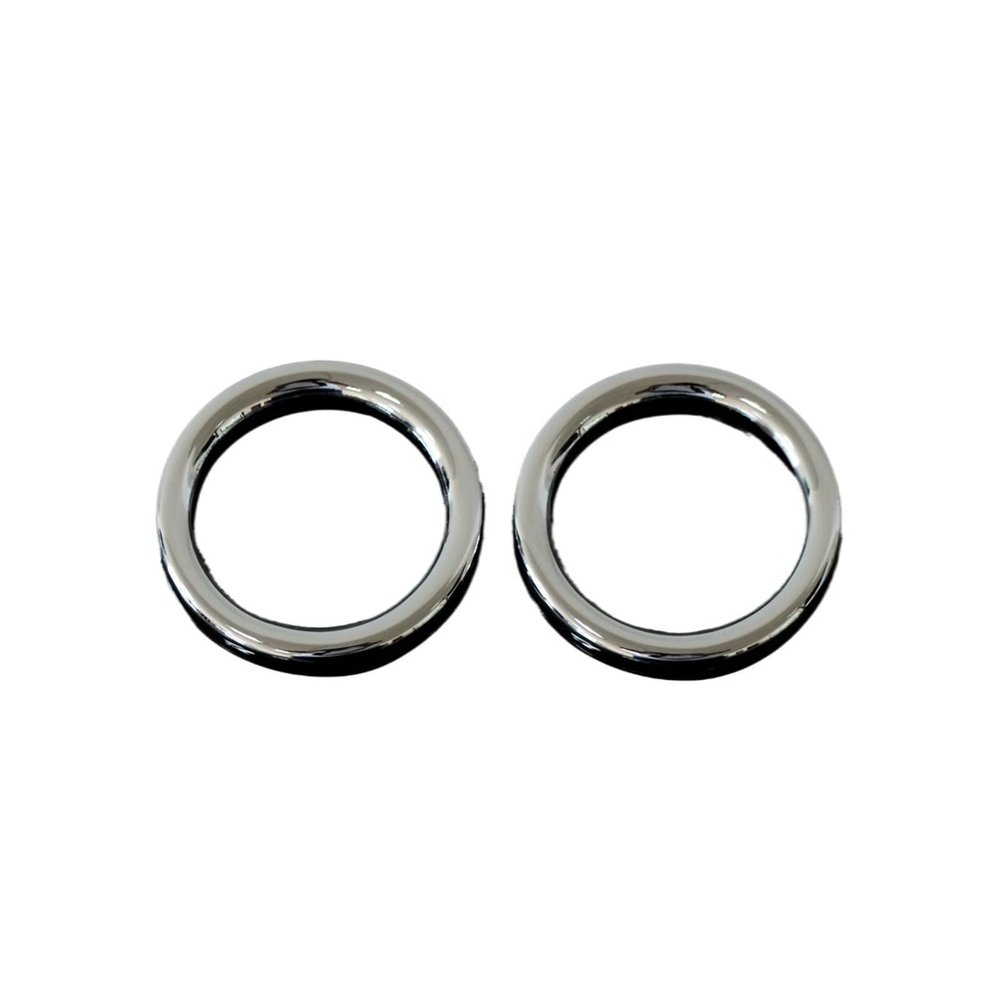 VNFEJEJR 2PCS ABS Chrome Trim Audio Car Stickers Door Speaker Decoration Circle Cover Fit for Mitsubishi ASX Outlander 2013-2014 Door Audio Speaker Cover