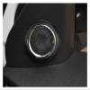 VNFEJEJR 2PCS ABS Chrome Trim Audio Car Stickers Door Speaker Decoration Circle Cover Fit for Mitsubishi ASX Outlander 2013-2014 Door Audio Speaker Cover view 4