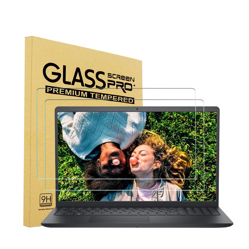 2 Pack 15.6 inch Tempered Glass Screen Protector for Dell Inspiron/Latitude/Precision/Vostro/Dell Gaming G3 G5 G7 G15 15.6, Dell 3510 3515 3520 3525 3530 3535 3540 5510 5515 5520 5525 5530 5540 5584