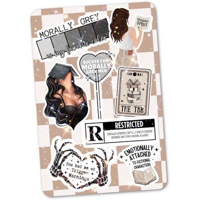 Clear Back Cover Insert for Kindle | Bookish Cardstock Insert for Kindle E Reader | Booktok Holographic Sticker Case Insert | Smutty Romance Book Gifts | Smut Lover (Kindle Basic 6")