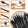 100PCS 8.3" Fir Tree Push Mount Zip Ties Heavy Duty Nylon Cable Ties, Cable Management Indoor Oudoor UV Resistant Self Locking for Automotive Wiring, Cars, Boats, Engine Bay Wire (BLACK, 8.3IN) view 2