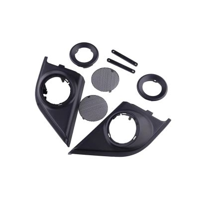 VNFEJEJR 1 Pair Car Door Panel Audio Horn Cover Loudspeaker Car Door Tweeters Speakers Cover Panel Trim Kit Fit for CR-V 2017-2019 Door Audio Speaker Cover
