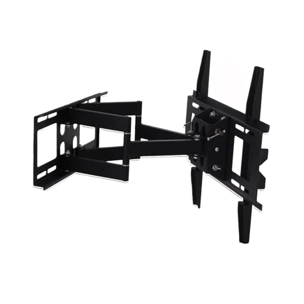 DL-D-109MT 80kg 85" 65" 55" 660x500 Retractable Heavy Duty LCD TV Wall Mount Bracket Swinging Double Arm Full Motion Lift Mechanism