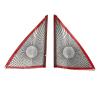 VNFEJEJR Fit for Benz C Class W204 C180 C200 Car Interior Door Audio Speaker Loudspeaker Trim Cover Stiker Car-Styling Door Audio Speaker Cover(4 PC) view 4