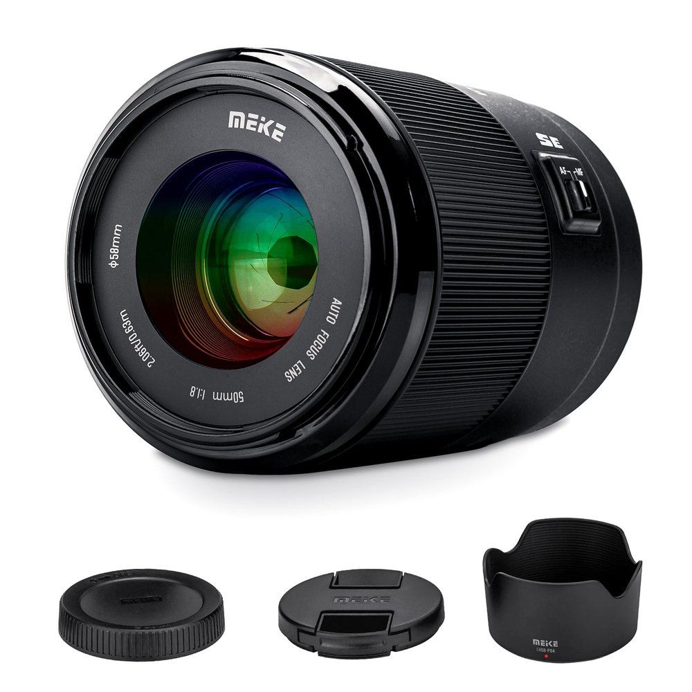 Meike 50mm F1.8 Full Frame STM Auto Focus Prime Lens for Nikon Z Mount Mirrorless Cameras: Z30, Z50, Z5, Z6, Z7, Z6II, Z7II, Z9, Zfc