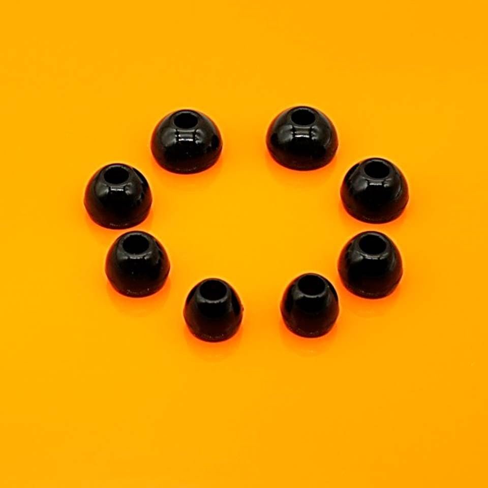 3 Pairs PENON Liqueur 4.5mm HiFi Silicone Eartips Replacement Tips for 4.0-6.0mm Nozzle Wireless Earbuds/Bluetooth Sports/Audiophile in-Ear Earphones IEMs (Black, MLL)