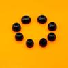 3 Pairs PENON Liqueur 4.5mm HiFi Silicone Eartips Replacement Tips for 4.0-6.0mm Nozzle Wireless Earbuds/Bluetooth Sports/Audiophile in-Ear Earphones IEMs (Black, MLL) view 1