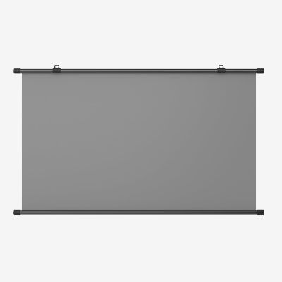 ROFBIHG Metal Anti-Light HD Manual Projector Screen, Foldable Anti-Crease Portable Projector Movie Screen, Home Theater Office Wall Mounted Ceiling Pull Down Projection Screen 3.5 Gain(16:9 72in)