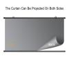 Metal Anti-Light HD Manual Projector Screen, Foldable Anti-Crease Portable Projector Movie Screen, Home Theater Office Wall Mounted Ceiling Pull Down Projection Screen 3.5 Gain(4:3 72in) view 3