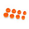 3 Pairs PENON Liqueur 4.5mm HiFi Silicone Eartips Replacement Tips for 4.0-6.0mm Nozzle Wireless Earbuds/Bluetooth Sports/Audiophile in-Ear Earphones IEMs (Orange, SMM) view 3