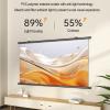 Metal Anti-Light Projector Screen Manual, 60" 72" Pull Down Projector Screen, Indoor Outdoor Projection Screen Moive Screen, HD Projector Curtain Projection Screens Wall-Mounted(16:9 72in) view 4